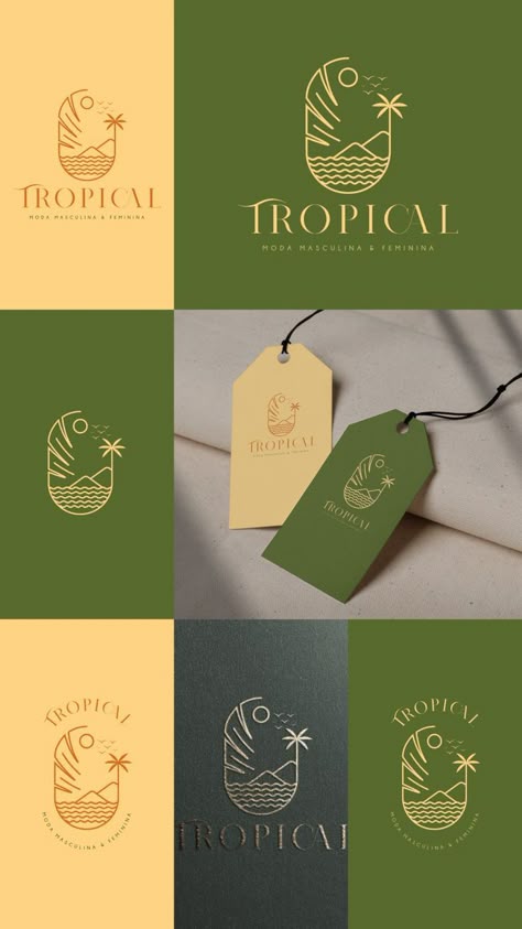 abstract, elegant, logo, resort, icon, gold, simple, feminine, nature, spa, exotic, design, beach, vector, tropical, luxury, symbol, travel, tourism, silhouette, summer, vacation, restaurant, paradise, palm, niche, element, sign, tree, natural, geometric, california, coconut, company, concept, beauty, hawaii, brand, hotel, island, landscape, leaf, minimal, label, love, modern, jewel, jewelry, identity, graphic Beach Restaurant Logo, Tropical Logo Design Ideas, Resort Logo Design, Tropical Logo, Graphic Designer Studio, Summer Logo, Beach Logo, Resort Logo, Hotel Logo