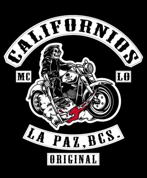 Californios Motorcycle Club by Pablo Lizardi, via Behance Mc Logo, Bike Gang, Biker Logo, Chip Foose, Motorcycle Gang, Biker Clubs, Biker Lifestyle, Biker Gang, Motorcycle Club