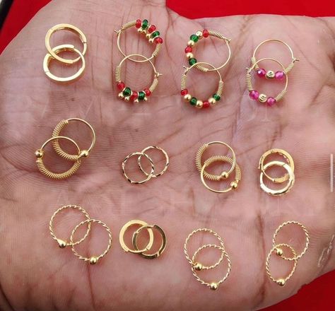 Nose Ring Jewelry, Rings Ideas, Gold Earrings For Women, Gold Earrings Designs, Black Chain, 2024 Vision, Gold Earrings Dangle, Jewellery Design, Gold Jewelry Fashion