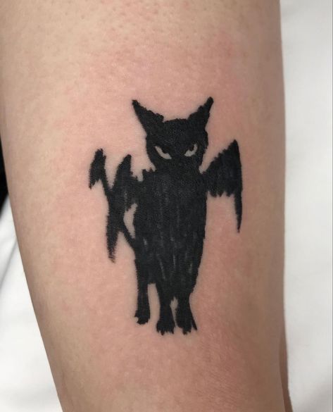 Devil Cat Tattoo, Black Cat Tattoo, Black Devil, Funky Tattoos, Black Cat Tattoos, Saved Tattoo, Devil Tattoo, Sick Tattoo, Fire Tattoo