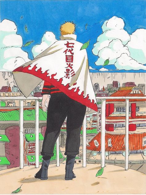 Naruto, the 7th Hokage by HikaruMuto Kurama Naruto, Naruto Tattoo, Art Outfits, Naruto Drawings, Rurouni Kenshin, Naruto And Hinata, Naruto Uzumaki Shippuden, Naruto Series, Cowboy Bebop