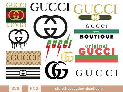 Cricut Fonts Free, Svg Shirt Ideas, Quotes Svg Free, Gucci Party, Gucci Boutique, Sports Brand Logos, Nike Svg, Fashion Brand Logo, Cricut Free Svg Files