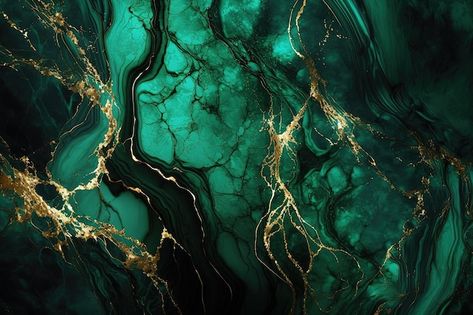 Dark green and gold marble background lu... | Premium Photo #Freepik #photo #elegant-design #green-luxury #green-gold #luxury-texture Avant Garde, Gold Green Wallpaper, Gold Marble Background, Swatch Board, Gold And Dark Green, Green And Gold Marble, Dark Green Marble, Background Luxury, Emerald Green And Gold