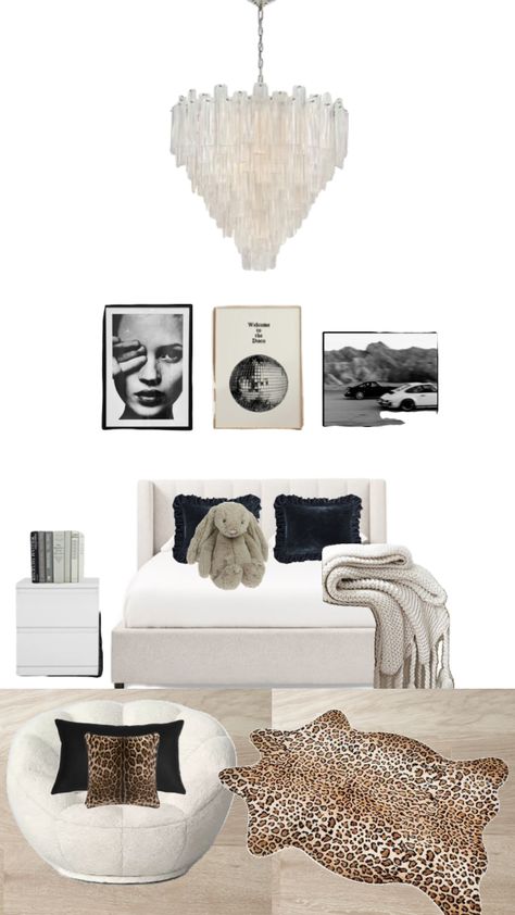 Aesthetic Interior Design Bedrooms, Room Inspo Mood Board, 2 Bedroom Apartment Decoration Ideas Living Rooms, Kate Moss Room Decor, High Fashion Bedroom Decor, Vogue Dorm Room Ideas, College Shared Room Ideas, Room Inspo White Furniture, Hotel Bedroom Inspirations