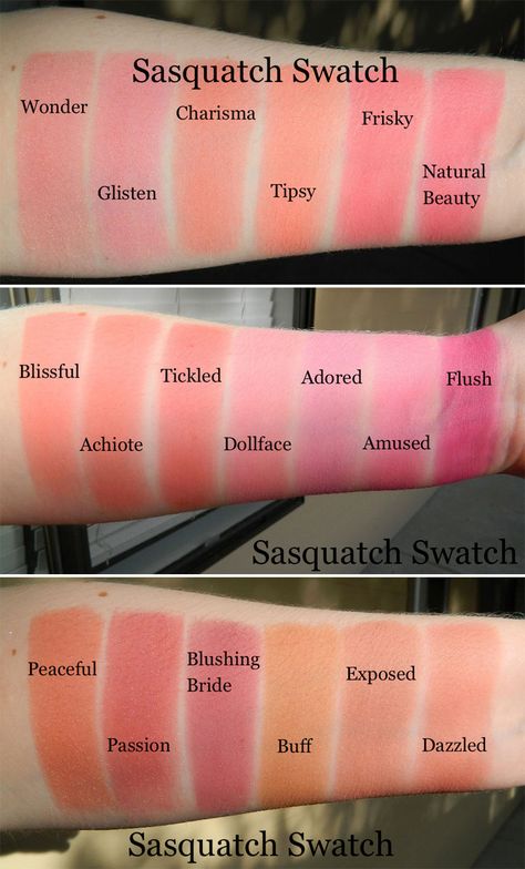 Tarte Blush Swatches, Tarte Amazonian Clay Blush, Blush Swatches, Tarte Blush, Tarte Cosmetics, Makeup Swatches, Makeup Obsession, Kiss Makeup, Gold Shimmer