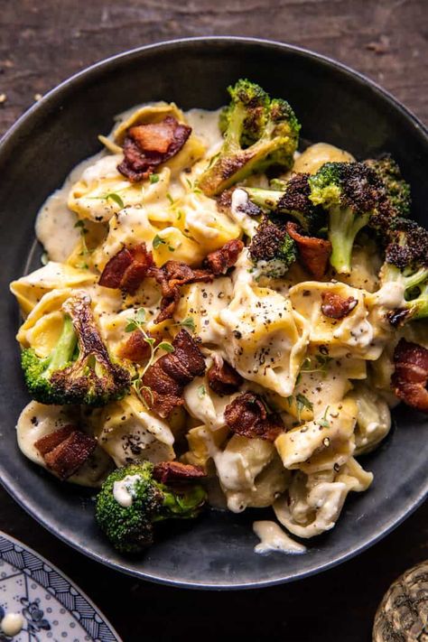 Bacon Tortellini, Winter Flavors, Charred Broccoli, Half Baked Harvest Recipes, 2023 Recipes, Weekly Dinner, Winter Dinner Recipes, Harvest Recipes, Half Baked