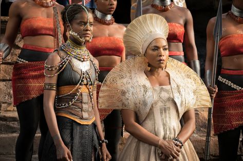 Ruth Carter and Cynthia Erivo on Clothes, Culture and Self-Expression - The New York Times Black Panther 2, Panther Costume, Black Panther Costume, Black Panther 2018, 3d Printing Fashion, Best Costume Design, Letitia Wright, Hollywood Costume, Angela Bassett