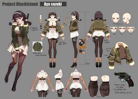 Character Reference Sheet, Eternal Return, Character Turnaround, Character Model Sheet, 캐릭터 드로잉, Game Character Design, Robot Concept Art, Character Sheet, Character Modeling