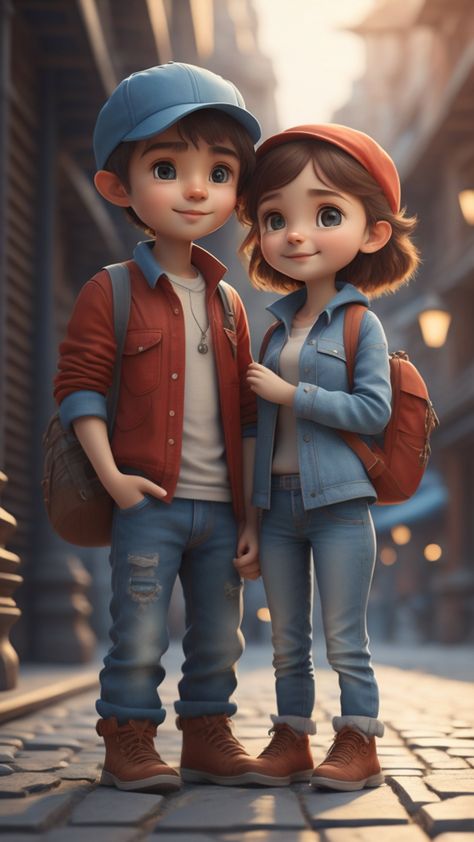 Download More Full HD Wallpapers on Zedge👇👉 https://www.magicals.art Tags: #cute #kids #friends #lover #couples #love #friendship #wallpapers #zedge #character #3d Cartoon Love Photo Hd Couple, Cute Cartoon Couples Wallpapers, Animation Couple, 3d Couple, Cute Family Pictures, Cute Love Photos, Cartoon Love Photo, Cute Couple Dancing, Couples Love