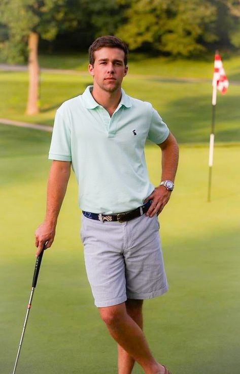 Country Club Outfit, Country Club Aesthetic, Charleston Trip, Mens Golf Fashion, Country Club Style, Boys Golf, Frat Guys, Preppy Boys, Preppy Men