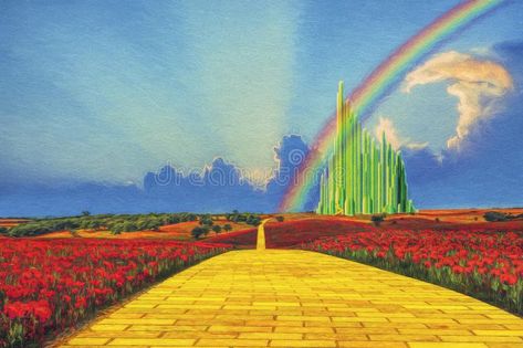 Yellow Brick Road to the Emerald City. Winding Yellow Brick Road to the Emerald , #AD, #Emerald, #City, #Winding, #Yellow, #Brick #ad The Emerald City, City Tattoo, The Wonderful Wizard Of Oz, Brick Road, Yellow Brick Road, Weird Dreams, Cartoon Background, Emerald City, Storm Clouds