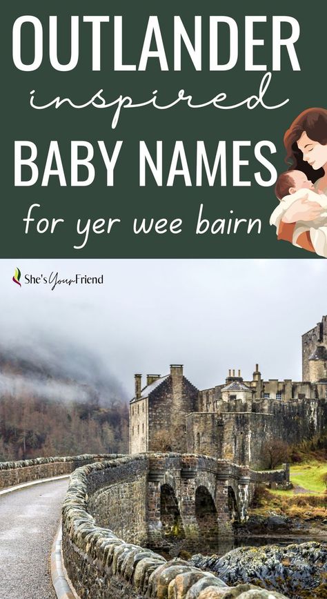 a castle in Scotland with text overlay that reads outlander inspired baby names for yer wee bairn Viking Girl Names, Viking Baby Names, Gaelic Boy Names, Scottish Baby Girl Names, Scottish Boys Names, Celtic Baby Names, Cool Baby Boy Names, Scottish Names