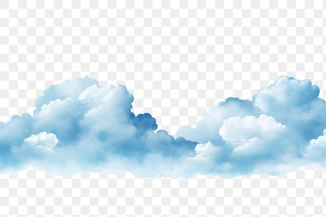 Clouds Transparent Png, Cloud Watercolor, Sky Png, Clouds Png, Collage Project, Watercolor Clouds, White Cloud, Blue Clouds, White Clouds