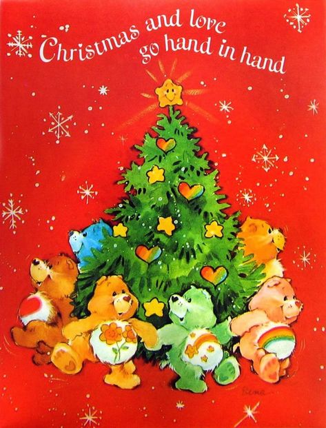 '80s Christmas cards with cute characters from TV & comic strips 80s Christmas, 1980s Christmas, Care Bears Vintage, Christmas Phone Wallpaper, Cute Christmas Wallpaper, Christmas Card Template, Christmas Cartoons, Christmas Memory, Vintage Christmas Cards