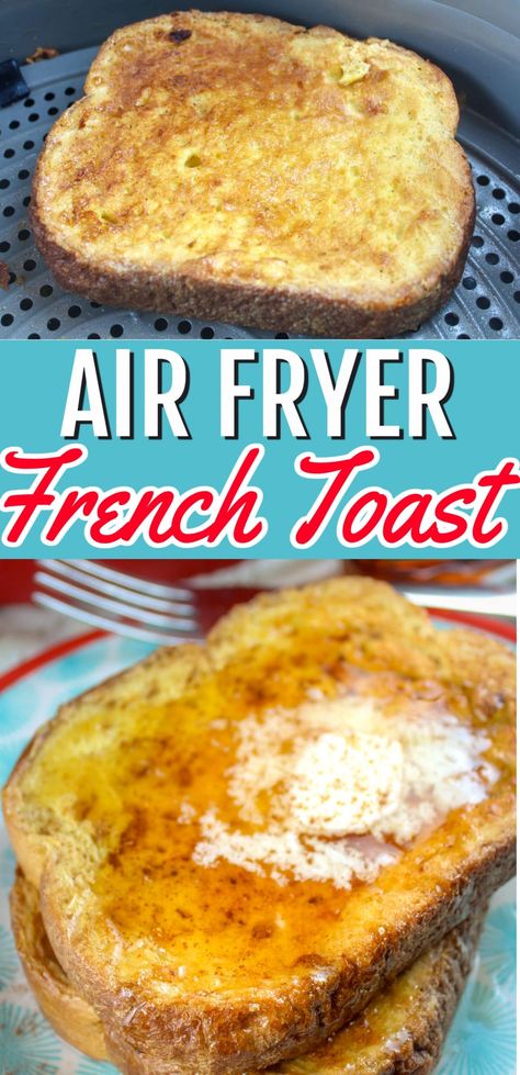 Air Fryer French Toast, Air Fryer Recipes Breakfast, Air Fryer Recipes Dessert, New Air Fryer Recipes, Air Fryer Recipes Snacks, Air Fryer Cooking Times, Recipe For Breakfast, Air Fried Food, Air Fryer Oven Recipes