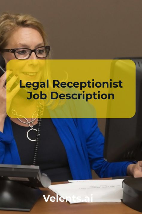 Legal Receptionist Job Description template includes a detailed overview of the key requirements, duties, responsibilities, and skills for this role. It's optimized for posting on online job boards or careers pages and easy to customize this template for your company. Secretary Duties, Personal Assistant Duties, Receptionist Jobs, Job Description Template, Office Manager, Report Writing, Personal Assistant, Hiring Process, Online Job