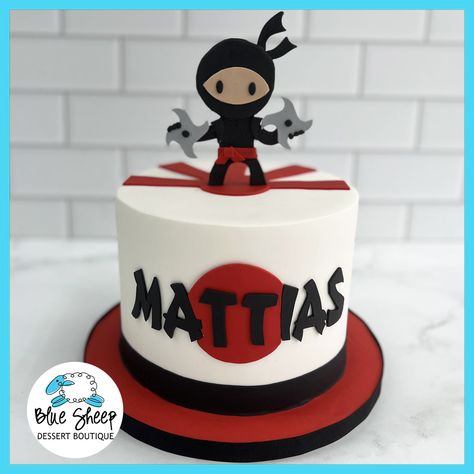 Ninja Theme Cake, Ninja Party Cake, Ninja Birthday Party Ideas Cake, Ninja Birthday Cake Ideas, Ninja Cake Ideas Boys, Ninja Cake Ideas, Karate Birthday Party Ideas, Karate Birthday Cake, Ninja Birthday Cake