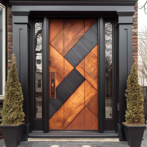 Main House Door Design, Luxury Doors Entrance, Luxury Door Design Modern, Entrance Door Design Luxury, Modern Door Designs, Entrance Makeover, House Entrance Doors, Latest Door Designs, Exterior Door Designs