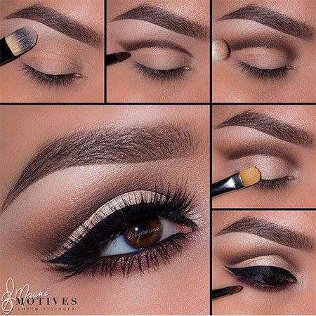 . Eyeshadow Tutorial Natural, Make Up Mata, Hooded Eye Makeup Tutorial, Maquillage Yeux Cut Crease, Permanente Make-up, Makeup Tip, 2019 Makeup, Hooded Eye Makeup, Natural Makeup Tutorial