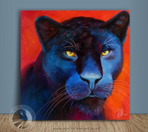 I Should Call Him, Regard Animal, Leopard Painting, Semi Colon, Safari Art, Panther Art, Leopard Art, Black Jaguar, Spiritual Artwork