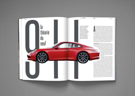 DADI magazine by Nicolas Zentner, via Behance Magazine Page Design, Catalog Cover Design, Magazine Page Layouts, Magazine Cover Layout, Photoshop Magazine, Car Editorial, Catalog Design Layout, Brochure Graphic, Magazine Front Cover