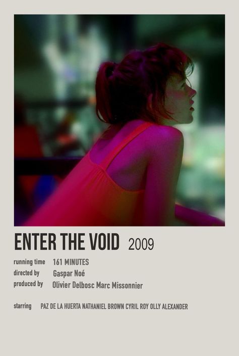 Into The Void Movie, Enter The Void Poster, Enter The Void Aesthetic, Enter The Void Movie, The Void Movie, Enter The Void, Polaroid Posters, Movie Card, New Movies To Watch