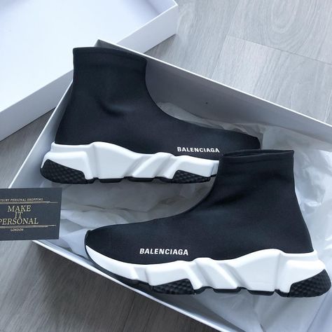 Balenciaga Speed Trainer, Balenciaga Speed, New Style, Balenciaga, White, Black, Instagram