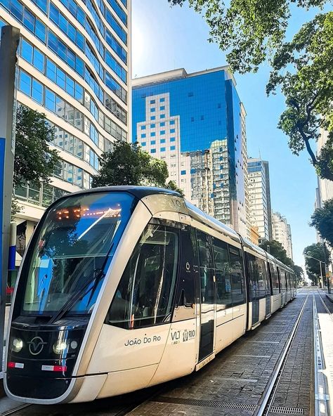 Rio Branco Avenue, Rio de Janeiro, Brazil Rio De Janeiro, Brazil, Photoshop, Train, On Instagram, Instagram