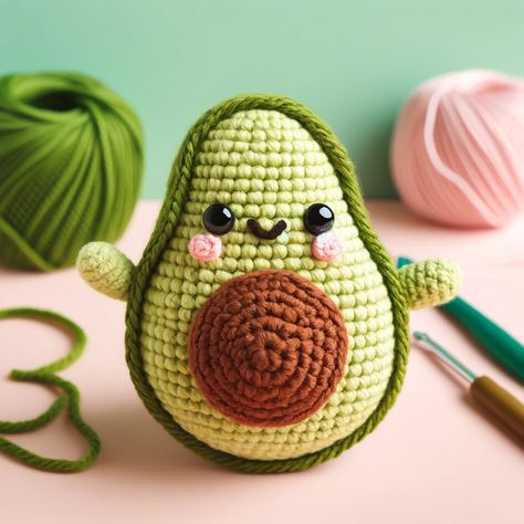 Avocado Amigurumi Free Crochet Pattern Taco Crochet Pattern, Crochet Emotional Support Pattern, Avocado Amigurumi Free Pattern, Emotional Support Crochet Pattern Free, Avocado Crochet Pattern Free, Emotional Support Crochet Patterns, Crochet Avocado Pattern Free, Crochet Vegetables Free Pattern, Food Crochet Patterns Free