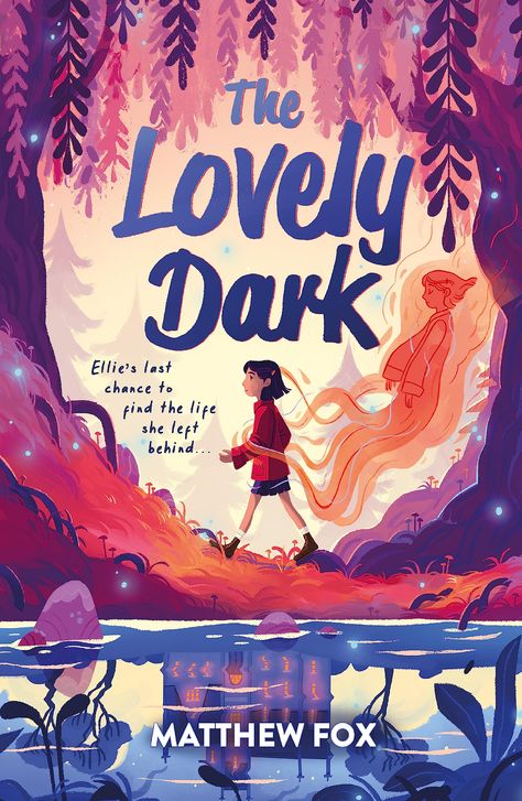 Matthew Fox - The Lovely Dark - Published by Published by Hodder Children's Books (6 July 2023) Ya Book Covers, Childrens Book Cover, Matthew Fox, Enchanted Book, Story Books Illustrations, Book Cover Illustration, Always Sunny, Book Illustration Art, The Underworld