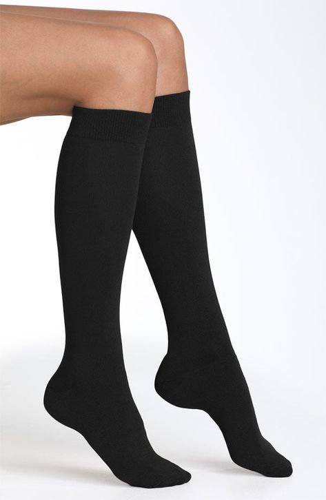 Black Knee High Socks, Trouser Socks, Popsugar Fashion, Preppy Look, Women's Socks, Black Socks, High Knees, Black Knees, Knee Socks