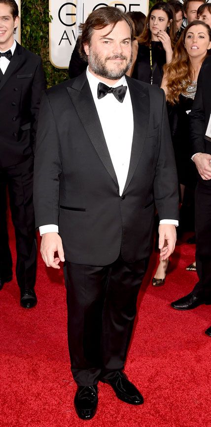 Jack Black / Golden Globe Awards 2015 Jack Black Red Carpet, Golden Globes 2015, 2015 Red Carpet, Golden Globes Red Carpet, Live Model, Movie Awards, Black Tuxedo, Golden Globe, Celebrity Red Carpet