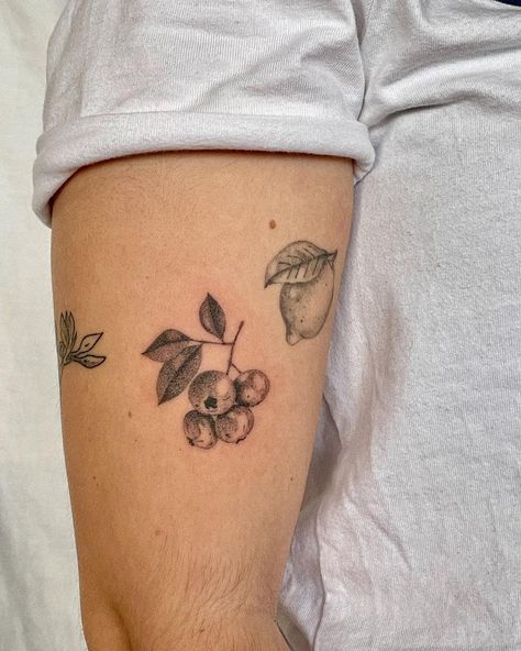 Bug Tattoo Design, Love Bug Tattoo, Blueberry Tattoo, Paintbrush Tattoo, Sewing Tattoos, Bug Tattoo, Dark Arts, Braided Ponytail Hairstyles, Hand Poke