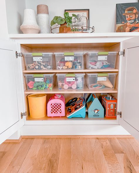 Are toys taking over your living room? Imagine having a dedicated space for toy storage making a tidy, organized space for your little ones – all with minimal involvement from you! 🎨🧸 If you’re dreaming of a space where every toy has a place and cleanup is a breeze, DM me today to schedule your consultation and let’s create the perfect play space for your kids! #sortandsimplifyorganizing #professionalorganizer #toyorganization #playroomorganization #nashvillemoms #nashvillesmallbusiness #na... Minimal Toy Storage, Toy Cupboard Storage, Toy Cabinet Storage, Minimal Organization, Toy Cupboard, Living Room Toy Storage, Toy Cabinet, Project Organization, Playroom Organization