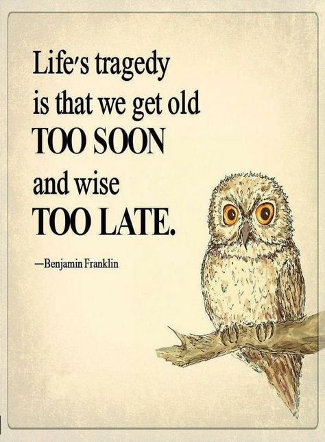 Quotes Life's tragedy is that we get old too soon and wise too late. Quotes To Start Your Day, Good Morning Quotes For Him, Inspirerende Ord, Morning Quotes For Him, Funny Good Morning Quotes, This Is Your Life, Motiverende Quotes, Too Soon, Truth Quotes