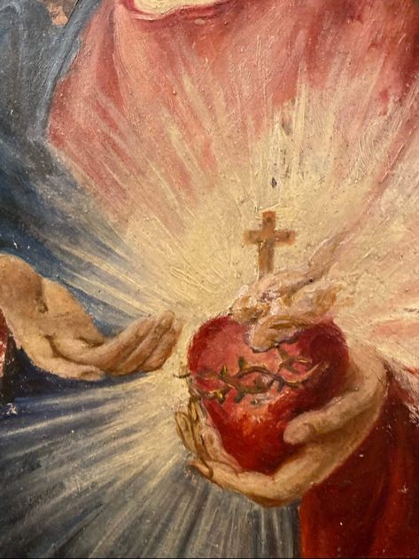 Victorian Religious Art, Religious Imagery Aesthetic, Catholic Imagery Aesthetic, Sacred Heart Aesthetic, Religious Art Aesthetic, Mother Mary Images Catholic Art, Sacred Heart Of Jesus Wallpaper, God Aesthetic Catholic, Sacred Aesthetic