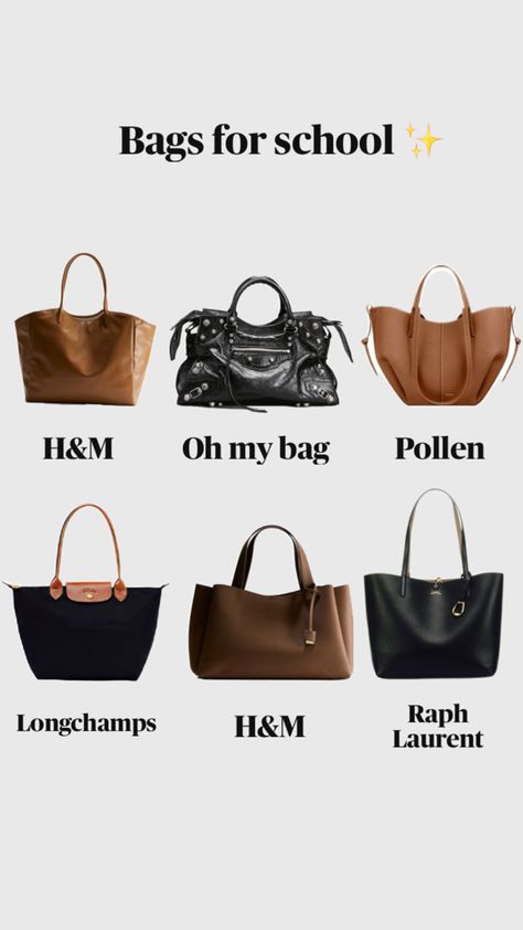 Bags For School, University Bag, Sixth Form, Inside My Bag, Girly Bags, Material Girls, Airport Style, Girls Bags, Perfect Bag