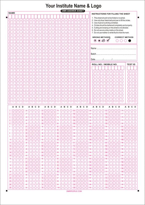 OMR Sheet Checker Software- OMR Scanner, OMR Software Omr Sheet Printable, Omr Sheet, Test Paper, Math Riddles, Name Blocks, 100 Questions, Cartoon Wallpaper Hd, Downloadable Resume Template, Preschool Printables