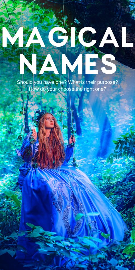 Do you have to choose a magical name? Learn more about paganism, witchcraft, and the occult on Eclectic Witchcraft. The best names for witches and Wiccans. It's important to remember that words and names have power. Knowing the true name of something or someone gives you magical power over them. For that reason, I see magical names as something important to protect ourselves from other witches and the entities that we work with. #witch #witchcraft #names #pagan #paganism #wicca #wiccan #occult What Is Your Witch Name, Witch Names Ideas, Eclectic Paganism, Wiccan Names, Pagan Names, Magic Names, Eclectic Witchcraft, Witch Names, Fantasy Witch