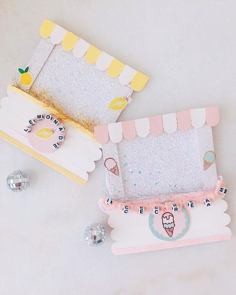 Sandra ⋒ | HelloSweetHome on Instagram: “☀️ SUMMER G I F T A W A Y 🏖⁣ ⁣ #popstickcontest is BACK, just in time for Summer! @melodyinthemaking and @hellosweethome are challenging…” Fun Summer Diy Projects, Girly Crafts For Kids, Cute Summer Crafts, Crafts With Popsicle Sticks, Crafts For Summer, Kids Craft Kits, Popsicle Stick Craft, Fun Summer Crafts, Tea Crafts