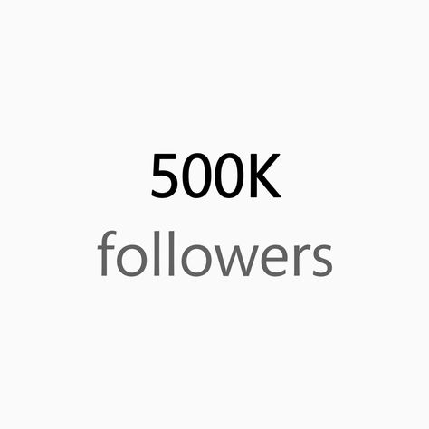 500k 500,000 followers on instagram goal for vision board usage 100000 Followers Tiktok, 50 000 Followers, 100 K Followers Tiktok, 500k Instagram Followers, Lots Of Followers On Instagram Aesthetic, More Followers Aesthetic, 100000 Followers Instagram, 300k Followers Instagram, 1million Followers Instagram