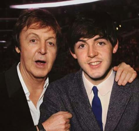 Paul McCartney, young and old. Muzică Rock, Beatles Love, Beatles Photos, Beatles Pictures, Beatles Art, Celebrities Then And Now, Sir Paul, Beatles John, Rock N’roll