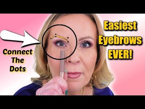 Easy Eyebrow Tutorial for Beginners & Women 40 to 65 + - YouTube Eyebrow Tutorial For Sparse Eyebrows, Easy Eyebrows For Beginners, Fill In Sparse Eyebrows, Eyebrows Step By Step, Easy Eyebrow Tutorial, Eyebrow Tutorial For Beginners, Fake Eyebrows, Sparse Eyebrows, Filling In Eyebrows