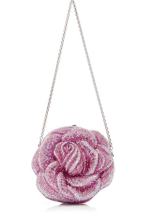 Rose Clutch, Judith Leiber Bags, Beads Bag, Fashion Designer Clothes, Judith Leiber Couture, Rose Bag, Pink Things, Girly Bags, Wedding Clutch