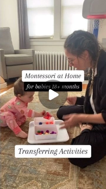 Montessori 24-36 Months, Montessori Activities 9-12 Months, Montessori 12-18months, Baby Activities 1 Year, Montessori Baby Activities, Montessori At Home, Activities For Babies, Toddler Games, Types Of Play