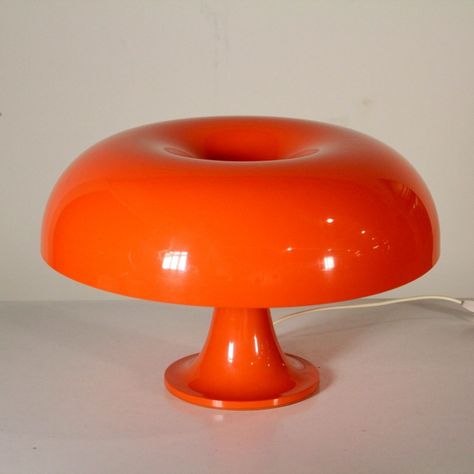 60s Furniture 1960s Interior Design, 1960s Lamp, Artemide Lamp, 1960s Interior Design, 1960s Interior, 60s Furniture, Design Object, Retro 60s, Mushroom Lamp