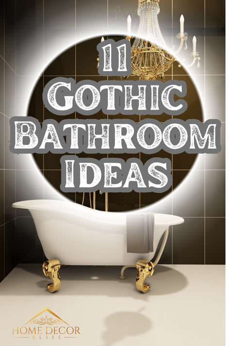 Browse through our collection of mysteriously dark and stylish gothic bathroom aethetic. Dark style so enchanting, you'll want to put a chandelier in your bathroom! Hotel Bathroom Design Luxury, Dark Purple Bathroom, Dark Bathroom Design, Gothic Bathroom Ideas, Small Dark Bathroom, Porch Vibes, Spooky Bathroom, Gothic Bathroom Decor, Gothic Home Interior