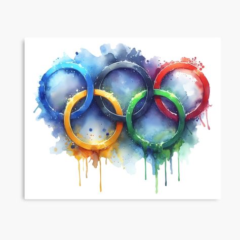 Get my art printed on awesome products. Support me at Redbubble #RBandME: https://www.redbubble.com/i/canvas-print/symbol-of-the-Olympic-Games-Paralympic-Games-Olympic-circles-by-Tatty-shop/163537373.5Y5V7?asc=u Olympic Circles, Circle Canvas, The Olympic Games, Paralympic Games, Featured Art, Olympic Games, Print Images, Framed Art Prints, Circles