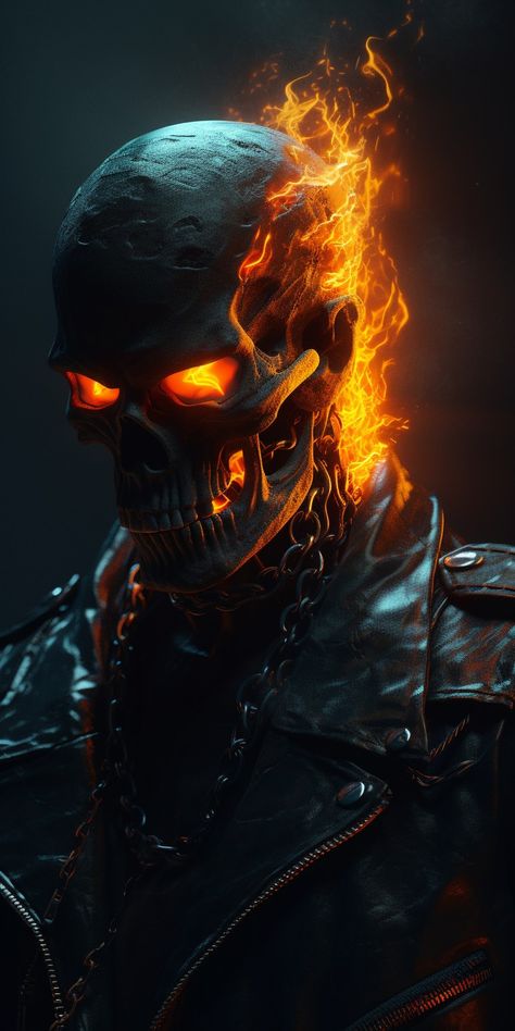 Ghost Rider 3d, Old Muscle Cars Wallpaper, Ironman Art, Ghost Rider Images, Ghost Rider Tattoo, Gost Rider, Old School Muscle Cars, Ghost Rider Pictures, Ghost Rider Wallpaper