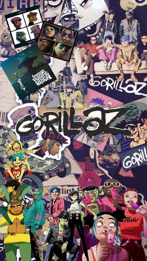 Aesthetic Gorillaz Wallpaper, Gorillaz Phone Wallpaper, Gorillaz Aesthetic Wallpaper, Gorillaz Lockscreen, Gorillaz Wallpaper Iphone, Gorillaz Matching Pfp, Gorillaz Poster, Gorillaz Aesthetic, Gorillaz Wallpaper